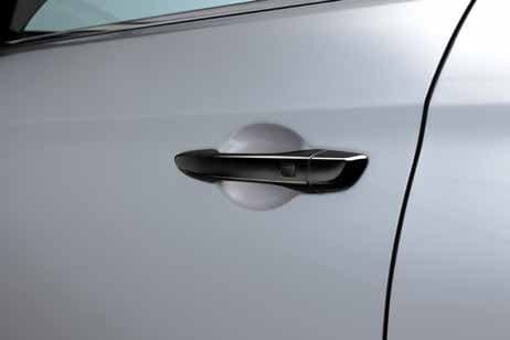 Smart entry door handles