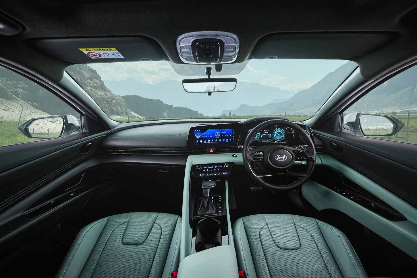 Hyundai Elantra Hybrid interior 1